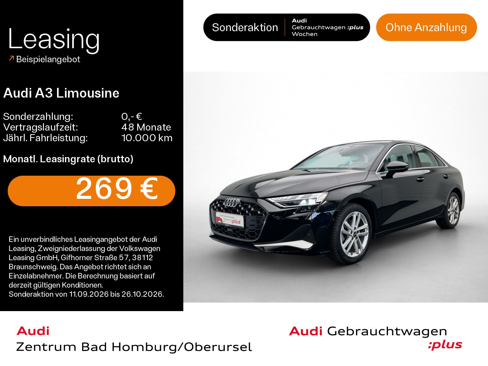 Audi A3 Limousine advanced TDI S tronic*Navi*LED*Alu*