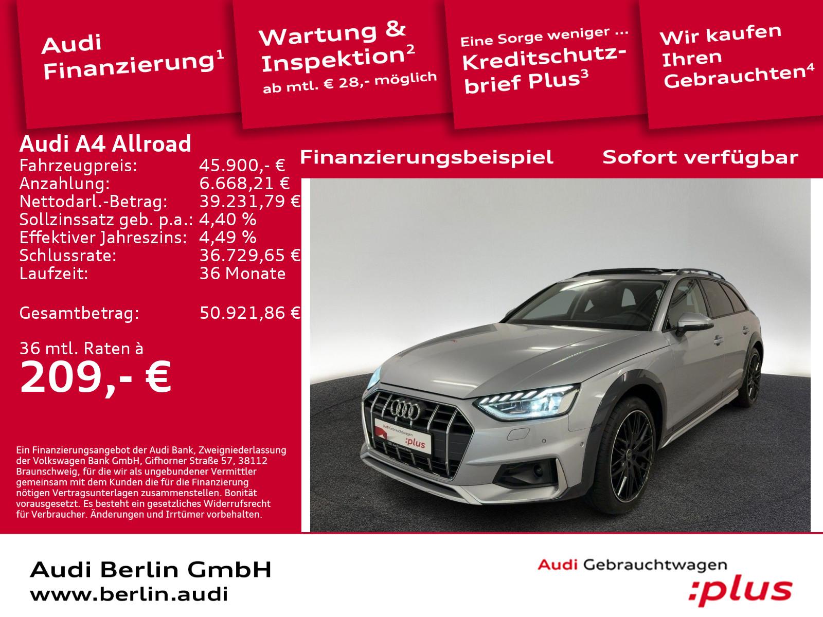Audi A4 allroad quattro 40 TDI S tr. STDHZG PANO HUD