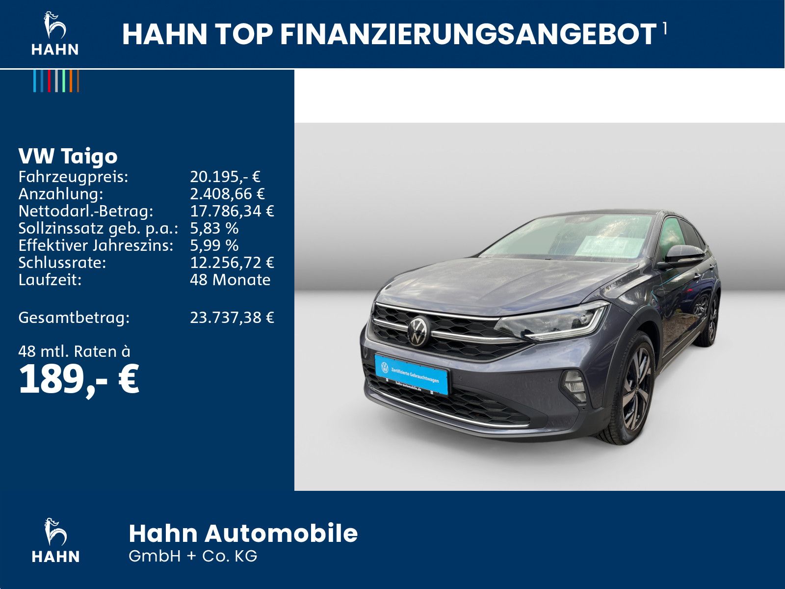 Volkswagen Taigo Style 1.5TSI DSG IQ.LIGHT Pano CAM Spurh imagem 2