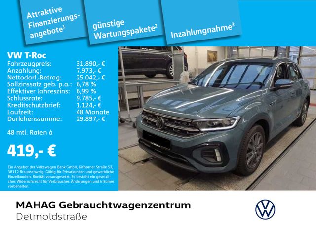 Volkswagen T-ROC 1.5 TSI R-Line AHK Navi LED Panorama Kamer