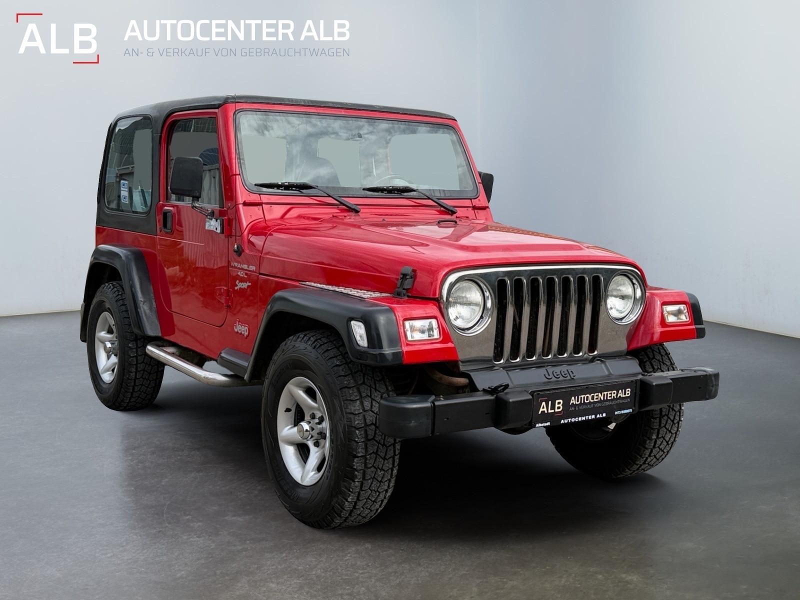 JEEP WRANGLER 4.0 SAHARA SPORT 177CH - 4X4 - CONTRÔLE TECHNIQUE NEUF - BVM