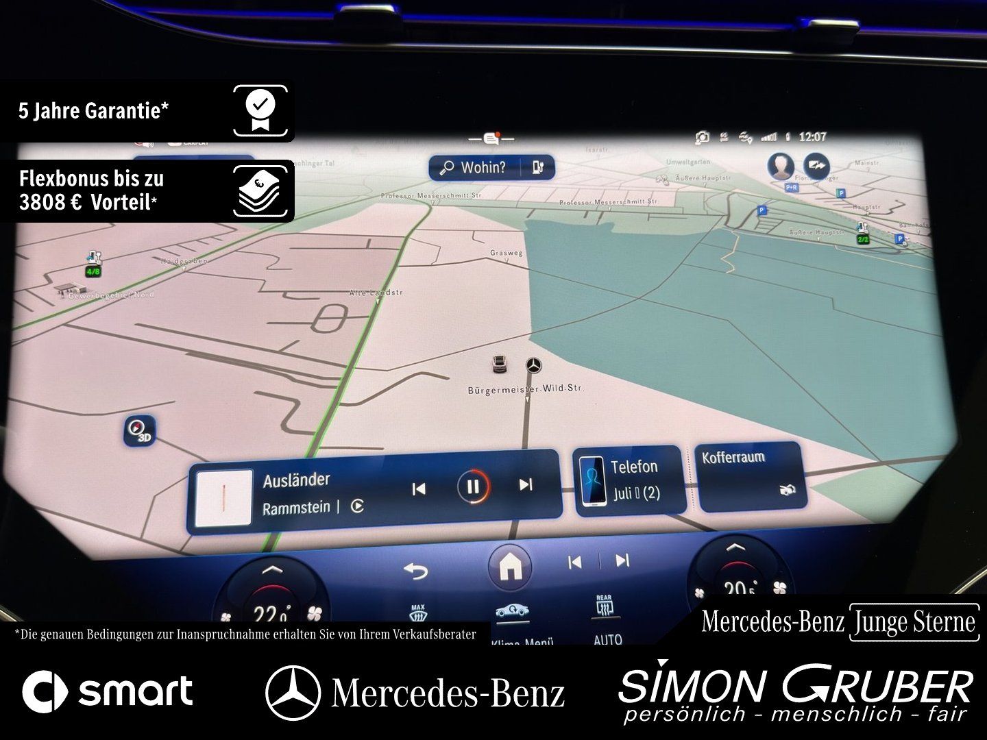 Fahrzeugabbildung Mercedes-Benz EQS 580 4M SUV AMG Premium+ Massage AHK 7 Sitze