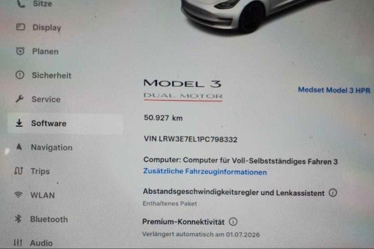 Tesla Model 3 Performance Dual AWD94,4%SOH Pano 4x SHZ foto 8
