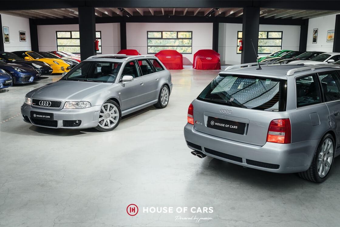 Audi RS4 B5 AVANT AVUS SILVER MET.  FULL AUDI HISTORY