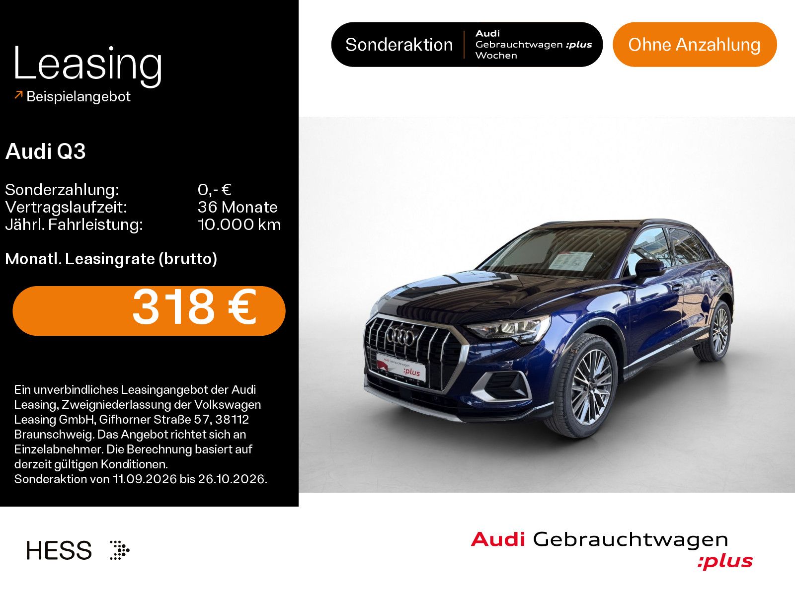 Audi Q3 35 TDI advanced*NAVI-PLUS*AHK*SHZ*PDC*VIRTUAL