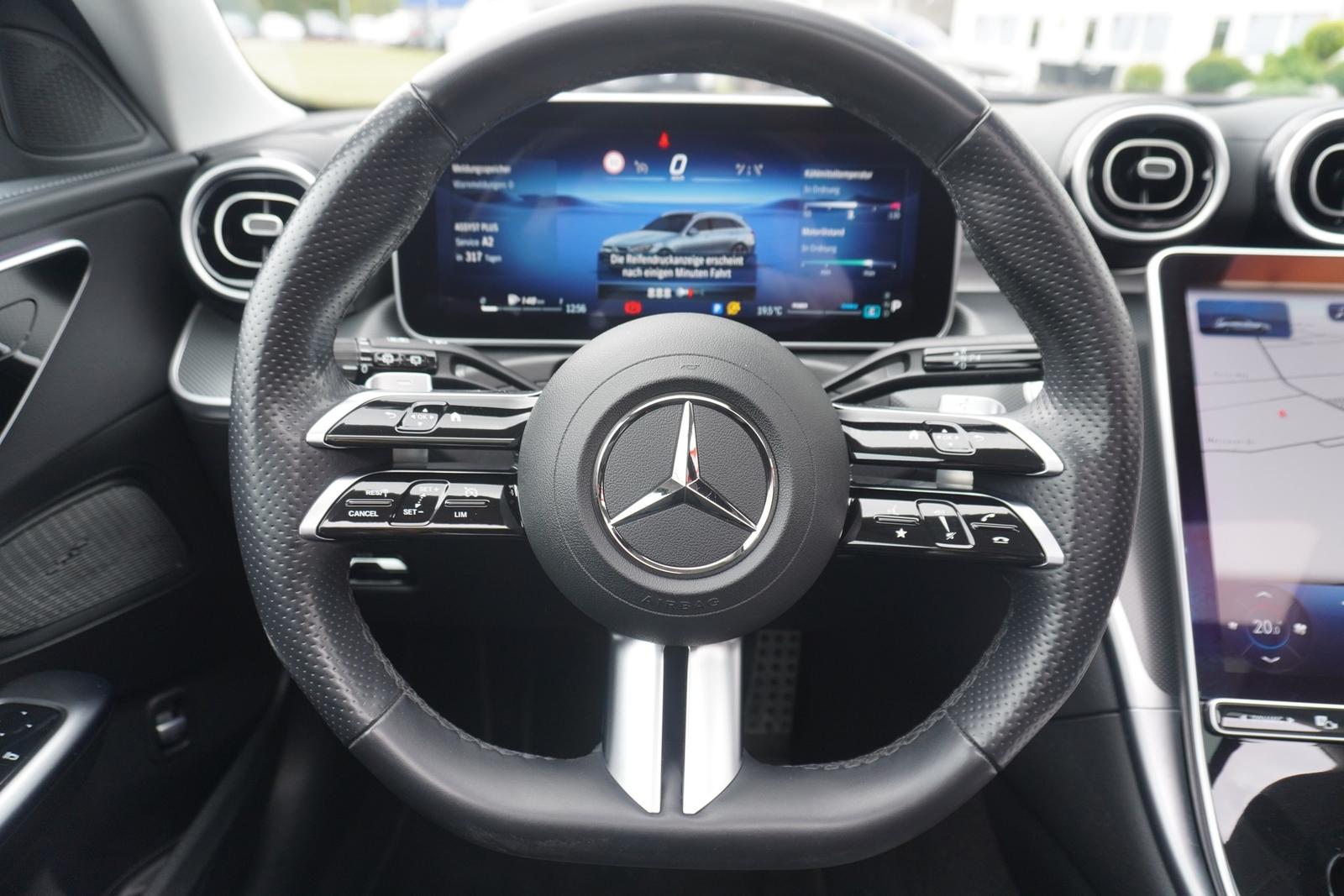 Mercedes-Benz C-Class C180 T-Modell AMG Line LED Navi Panorama Kamera, миниатюра 12