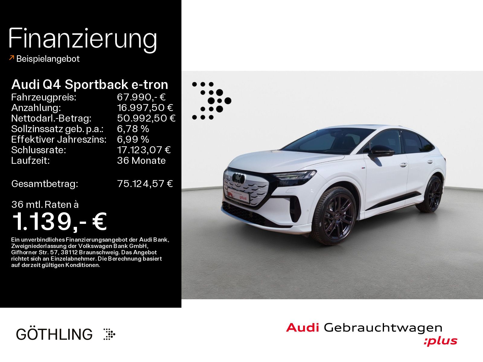 Audi Q4 Sportback e-tron quattro *Optik Schwarz*Pano*