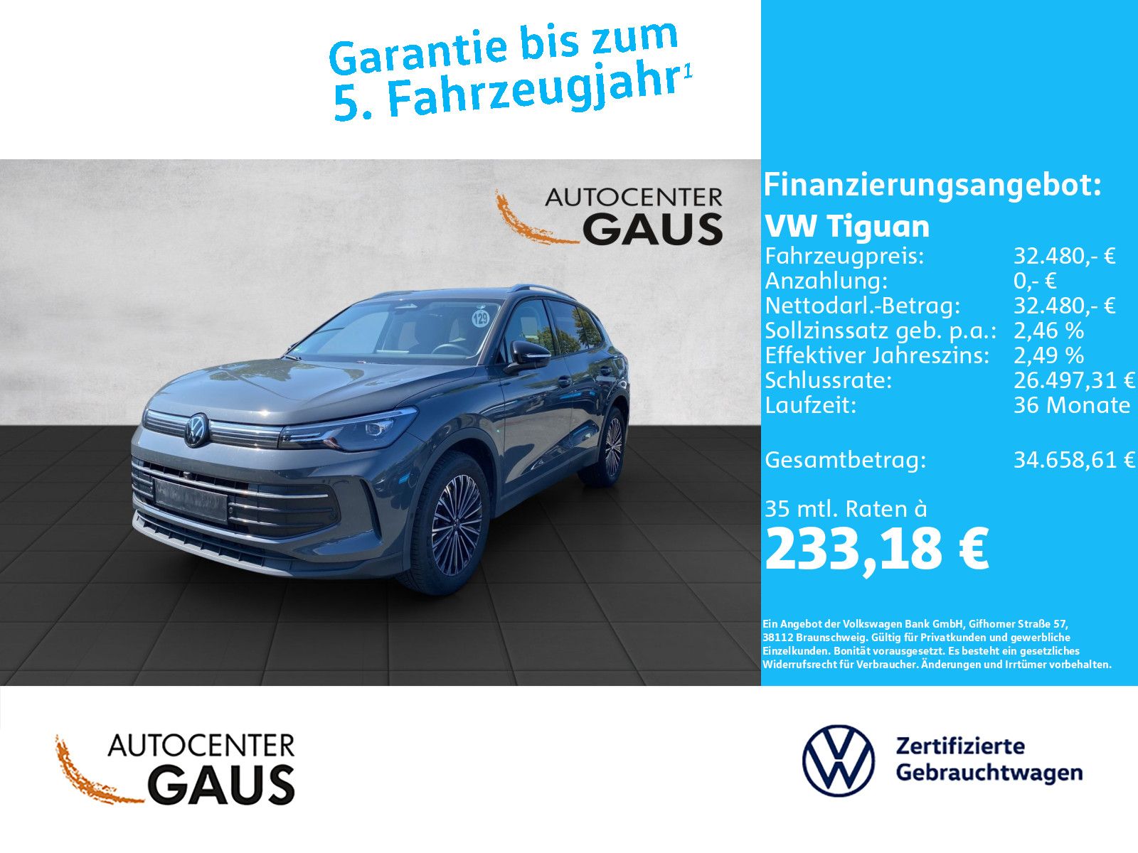 Tiguan Energy 1.5 eTSI DSG AHK*ACC*Navi*LED
