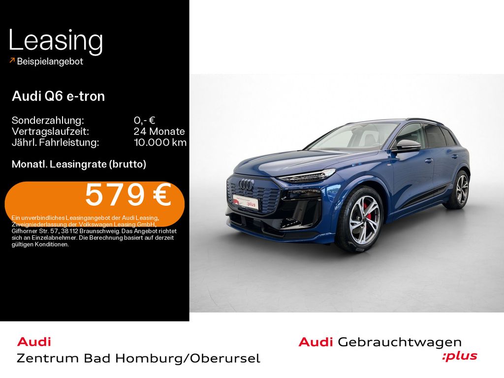 Audi Q6 e-tron qu S line*LED*MMI Beifahrerdisplay*B&O