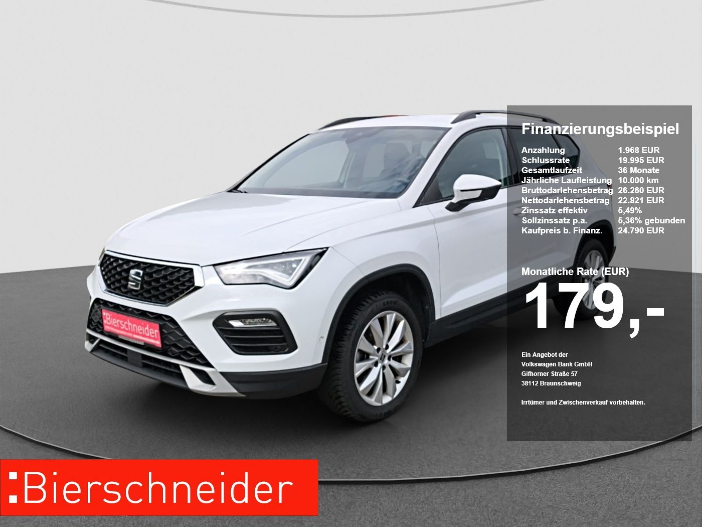 Seat Ateca 1.0 TSI Style NAVI ACC 360° PDC SITZH RFK