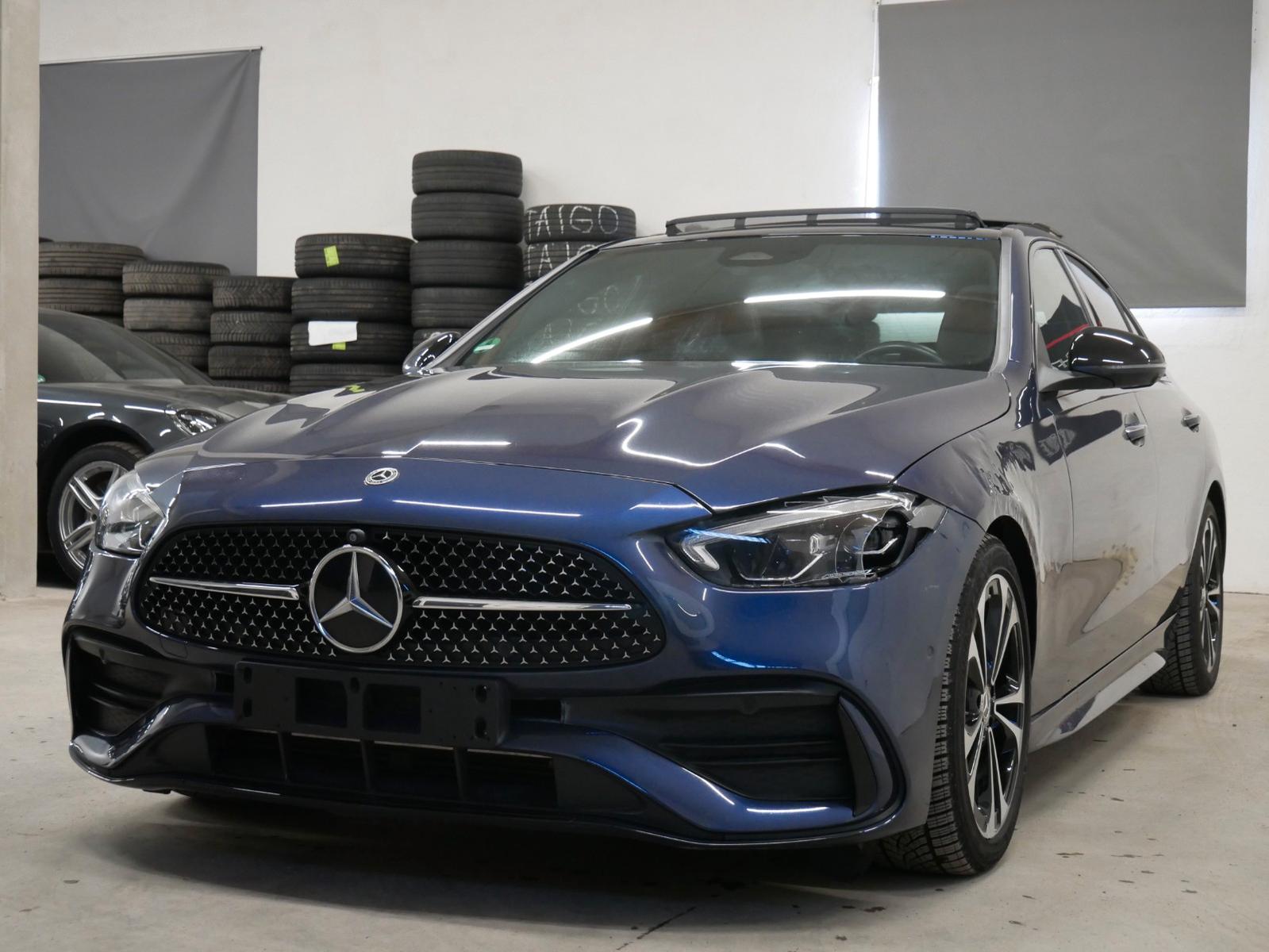 Mercedes-Benz C 200 d AMG LINE NIGHT 360°K PANO LEDER MASAGE