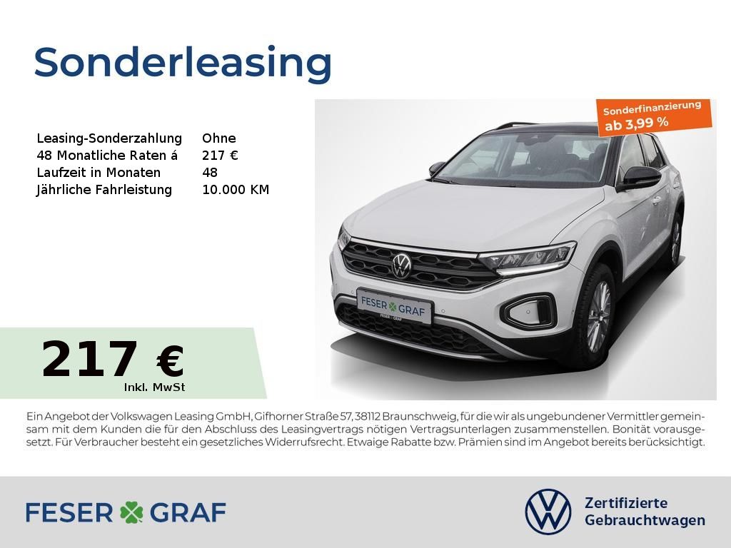 Volkswagen T-Roc Life 1.0 TSI Navi Kamera LED SiHz DigiCock