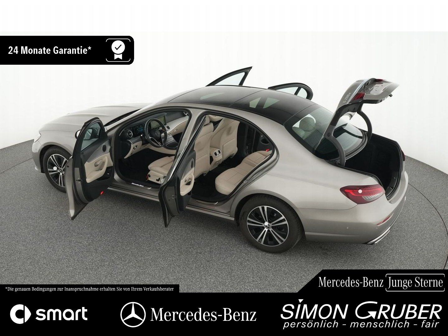 Fahrzeugabbildung Mercedes-Benz E 200 d Avantgarde Widescreen Pano Leder LED AHK