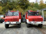 Mercedes-Benz 2x Feuerwehr Unimog  U 1300 L Tank & Pumpe 1500 - Mercedes-Benz 1985