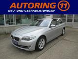 BMW 525d Touring NAVI PROF*LEDER*HEAD UP*AHK*1.HAND - silberne BMW 525