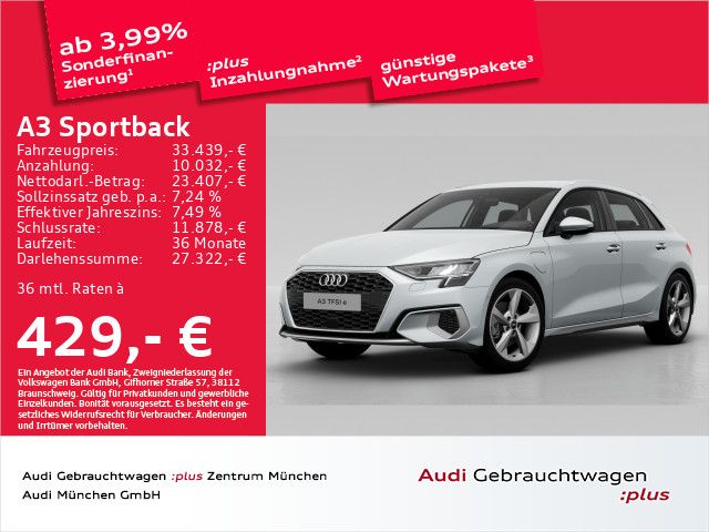 Audi A3 Sportback 40 TFSI e advanced Virtual+/Navi+/S