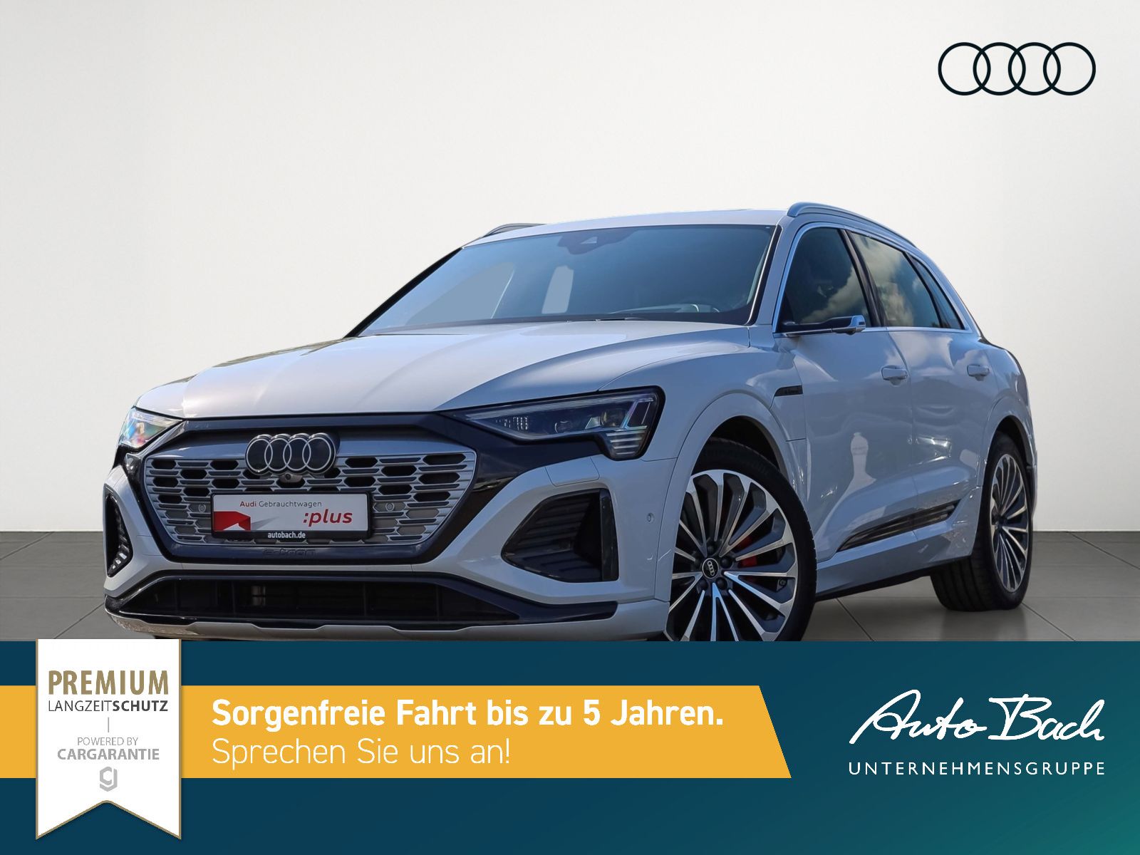 Audi Q8 e-tron S line 55 qu. Matrix HUD B&O Air ACC imagem 2