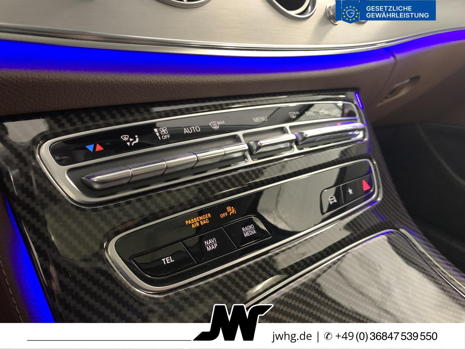 Mercedes-Benz E220 T MOPF Avantg. Distr+|Night|GlasDach|MB-LED