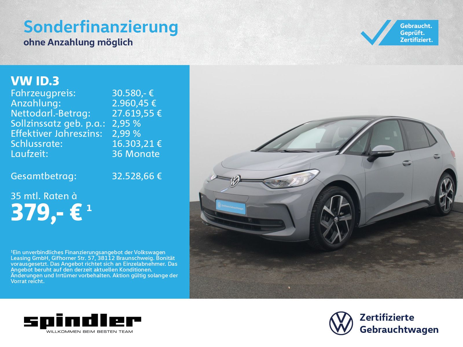 VW ID.3 Pro Move / CarPlay, Standklima, Navi, LED