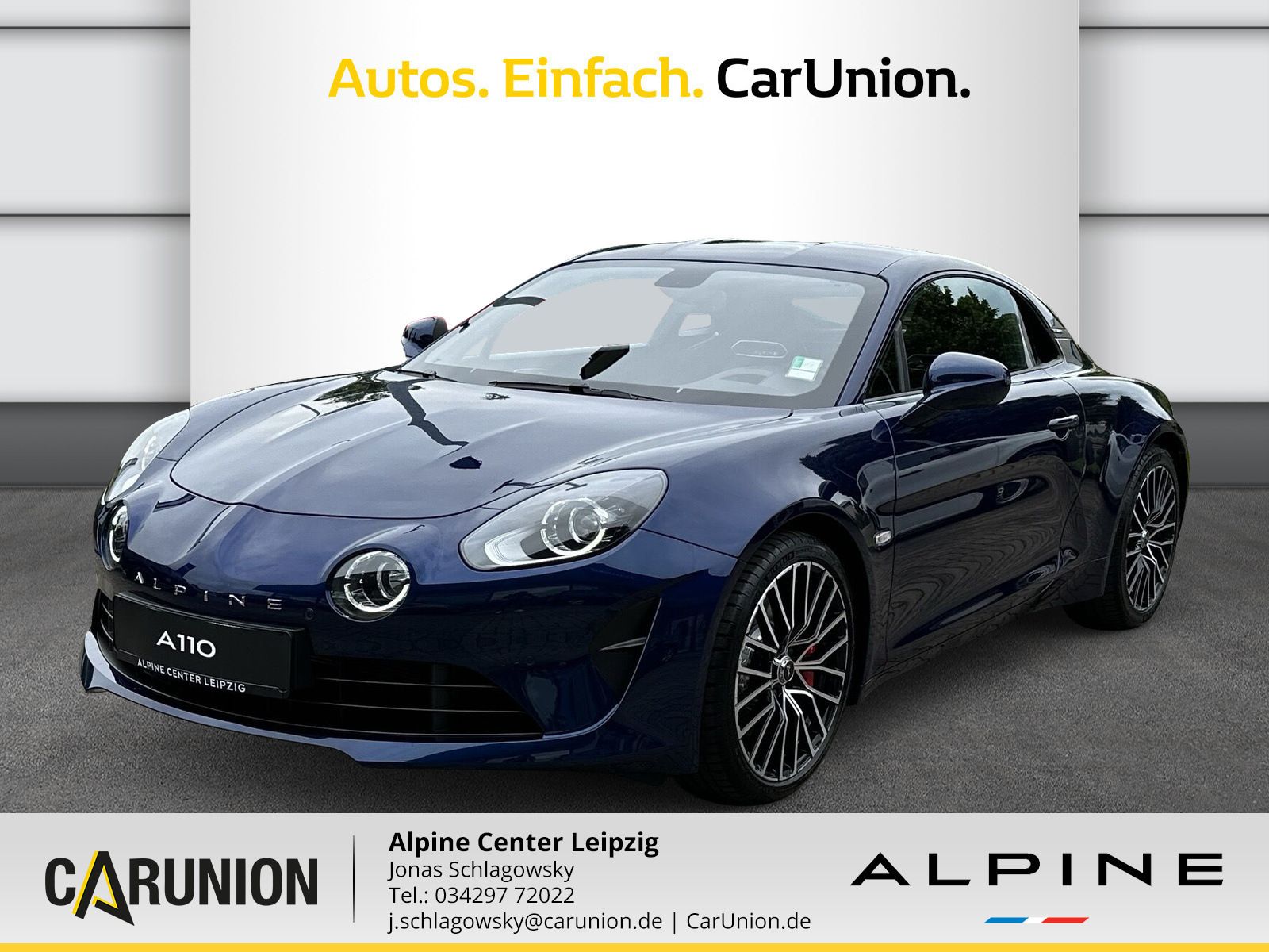 Alpine A110 Komfort-Paket*Sportabgasanlage* Ablage-Pak.