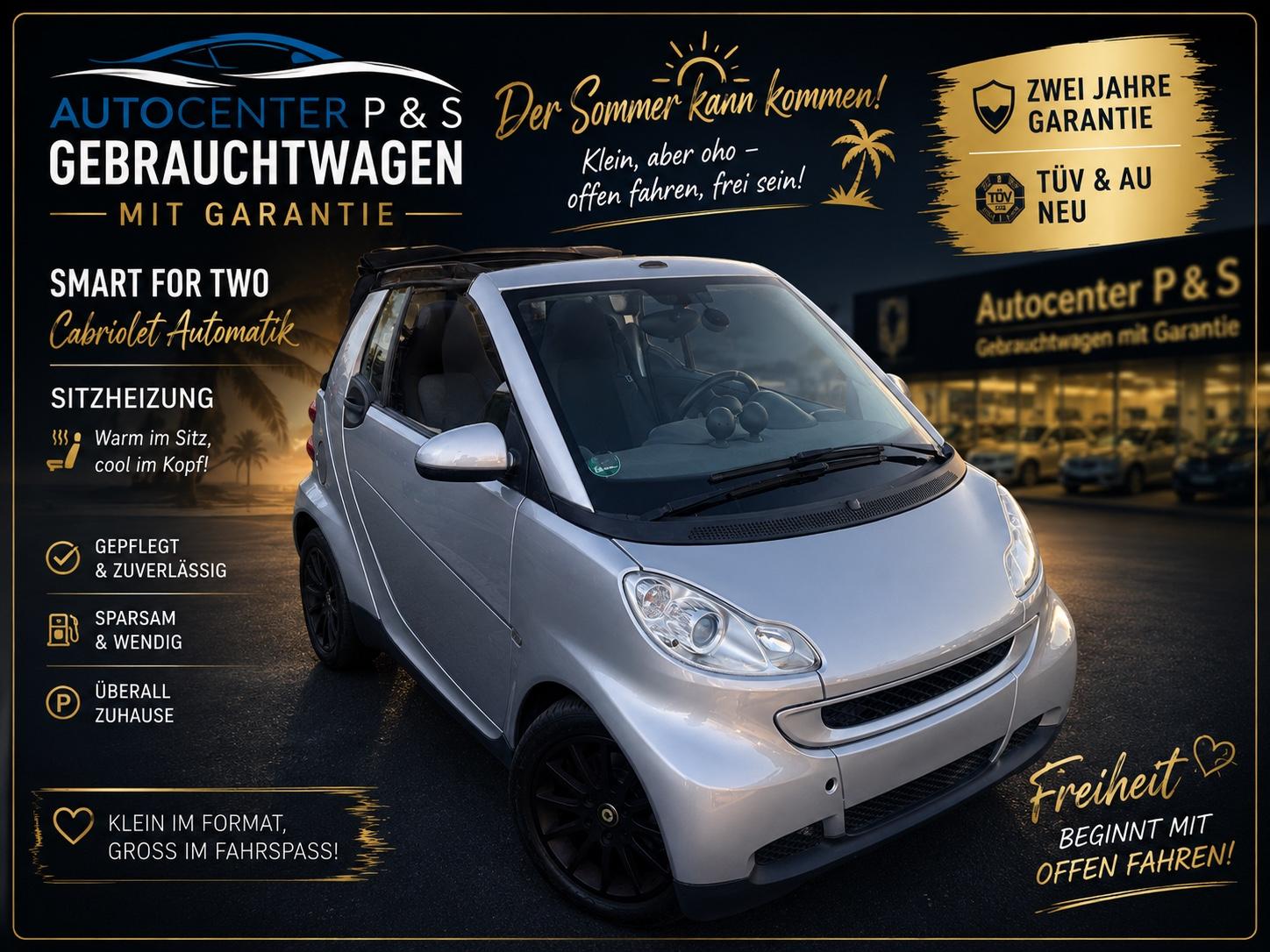 Smart ForTwo fortwo cabrio Tüv-Klima-Garantie