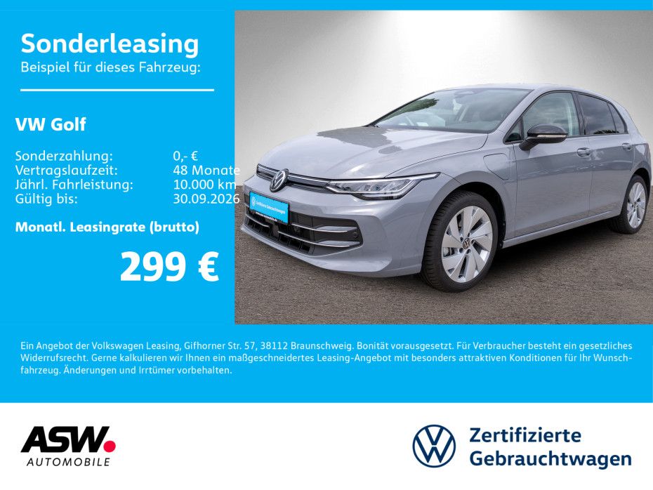 Golf Energy 1.5 TSI eHybrid DSG LED Navi RFK AHK