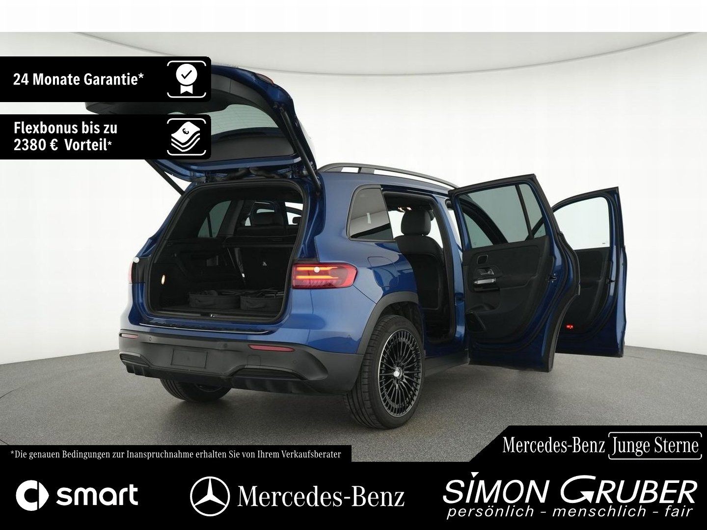 Fahrzeugabbildung Mercedes-Benz EQB 350 4M AMG Night Pano Burm Ambi HUD 360 ACC