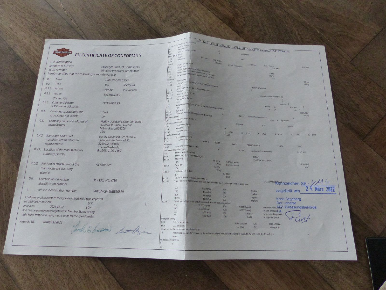 Fahrzeugabbildung Harley-Davidson Freewheeler
