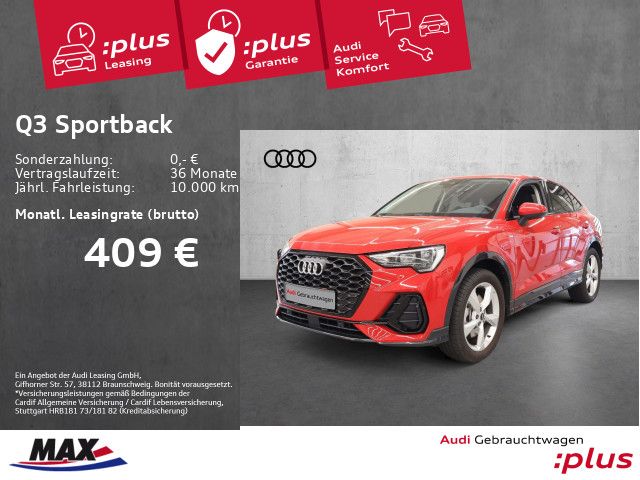 Audi Q3 Sportback 45 TFSI e S-LINE +LED+AHK+NAVI+APP+