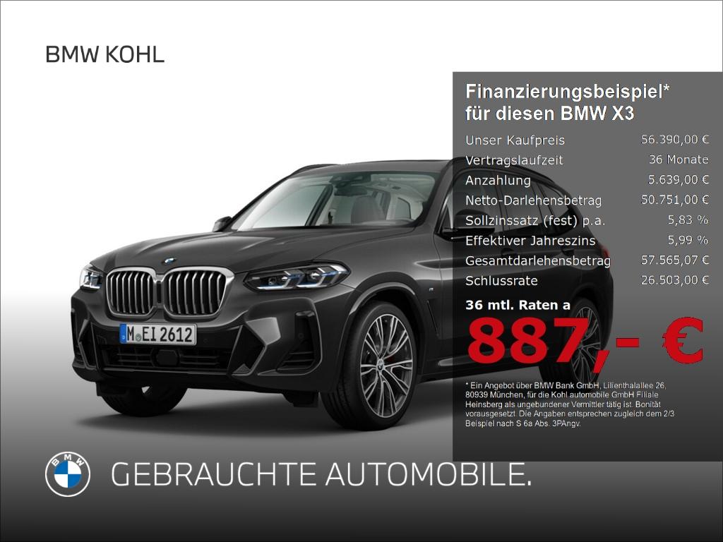 BMW X3 xDrive 30i M Sport Anhängerkupplung Panoramad