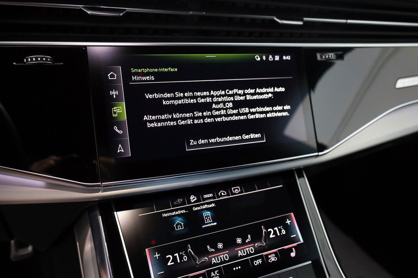 Fahrzeugabbildung Audi Q8 60 TFSI e quattro,S Line,Matrix, CarPlay, 21"