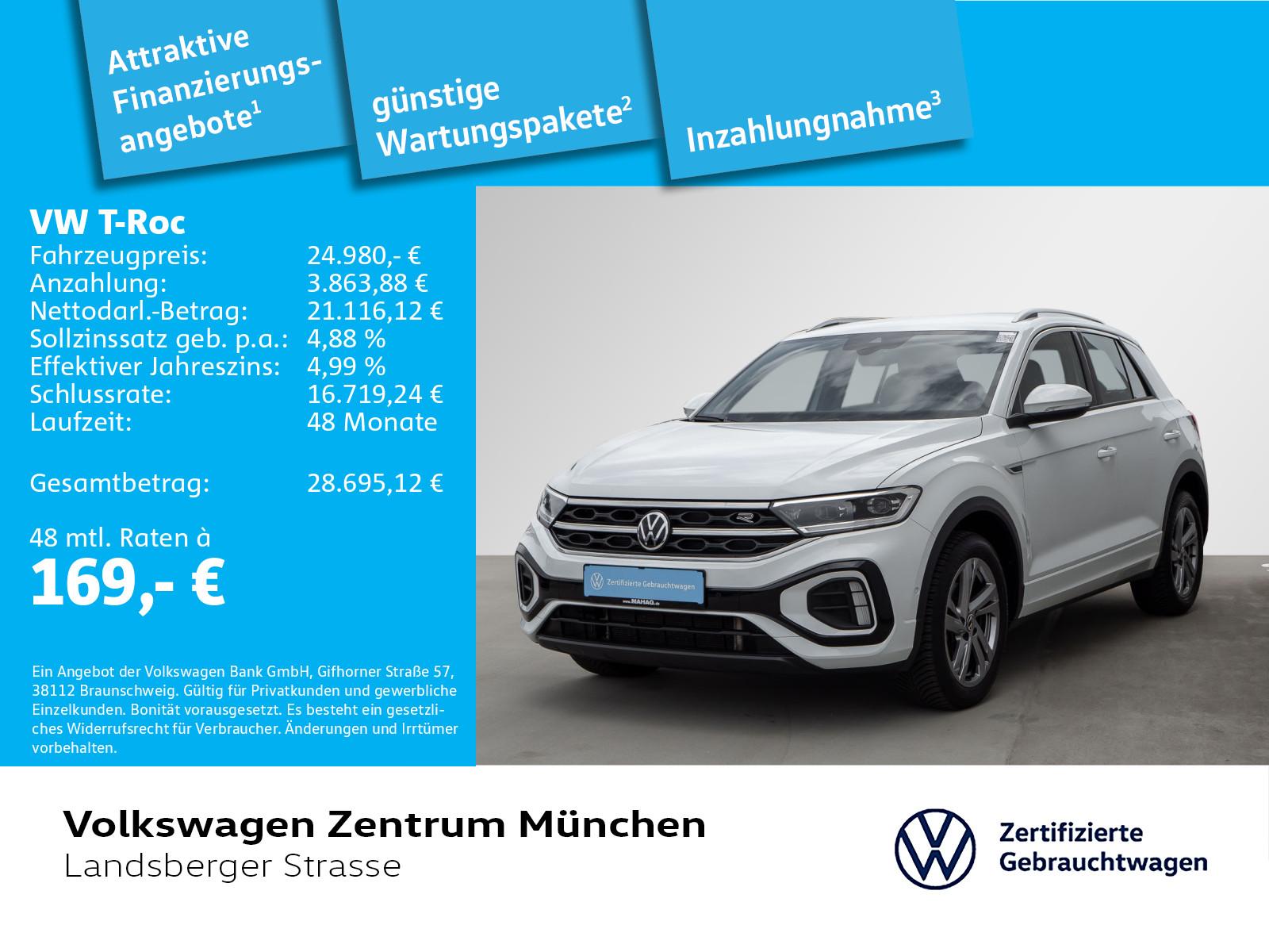 Volkswagen T-Roc R-Line 1.5 TSI ACC LED+ ParkAssist+ App DS