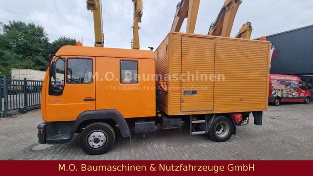 MAN LE 8.180 / Doppelkabine / Koffer / Rampe