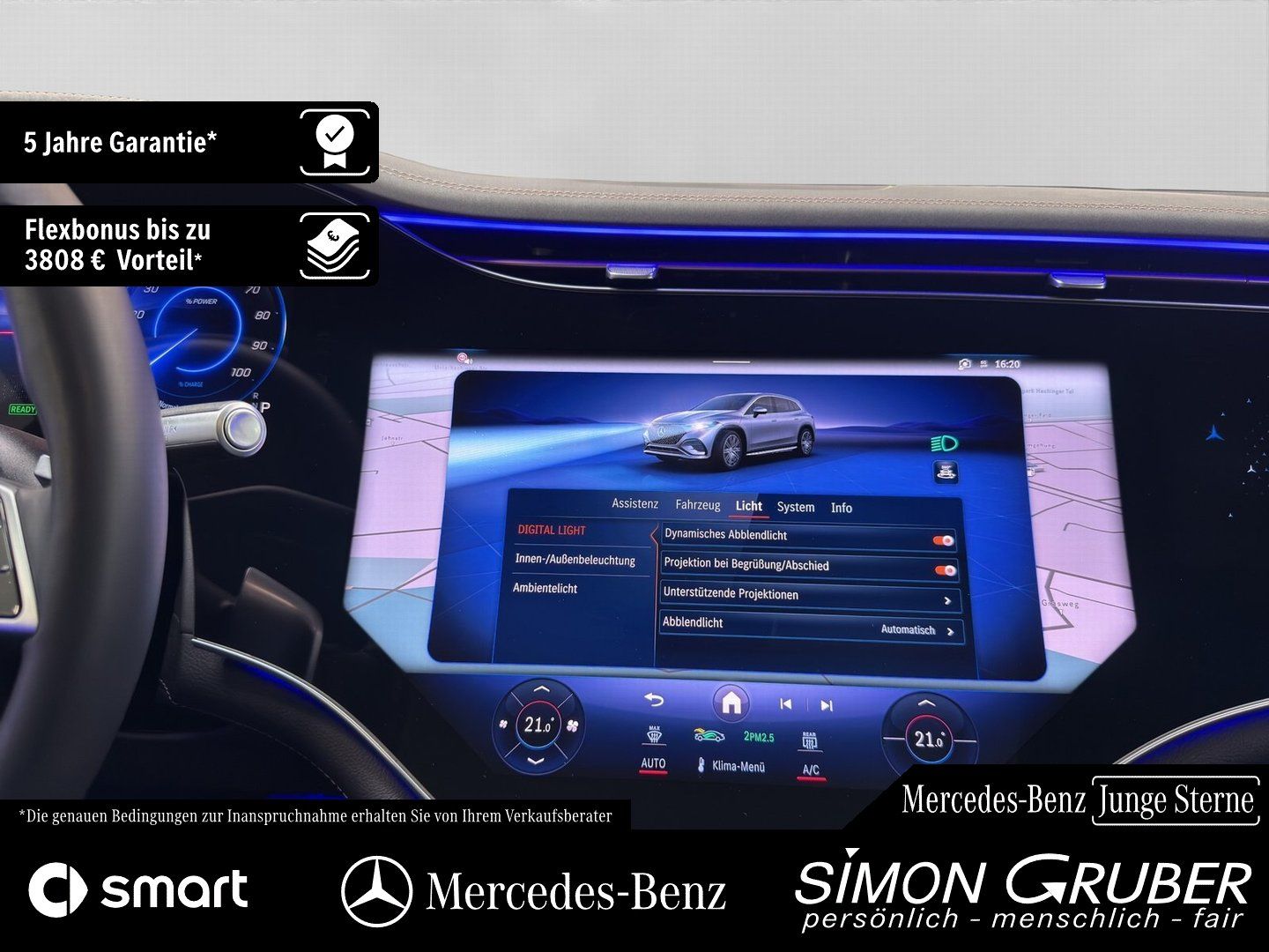 Fahrzeugabbildung Mercedes-Benz EQS 450 4M SUV Pano Hyper AHK Mod 2026 118kwh