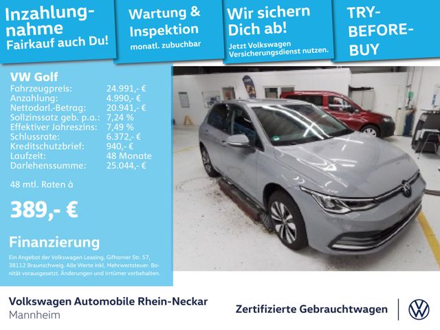 Volkswagen Golf VIII 1.0 eTSI Move DSG Gar 2028 Navi ACC LE