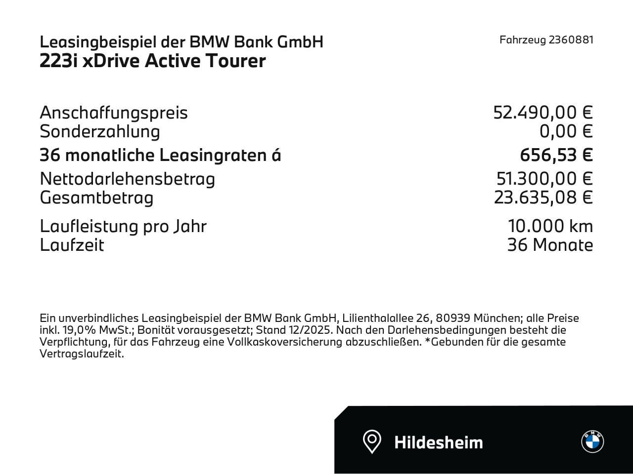 BMW 223 Active Tourer - Bild 2
