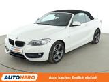 BMW 2er 220i Sport Line Aut.*NAVI*BI-XENON*TEMPO*PDC - : Cabrio, Sport