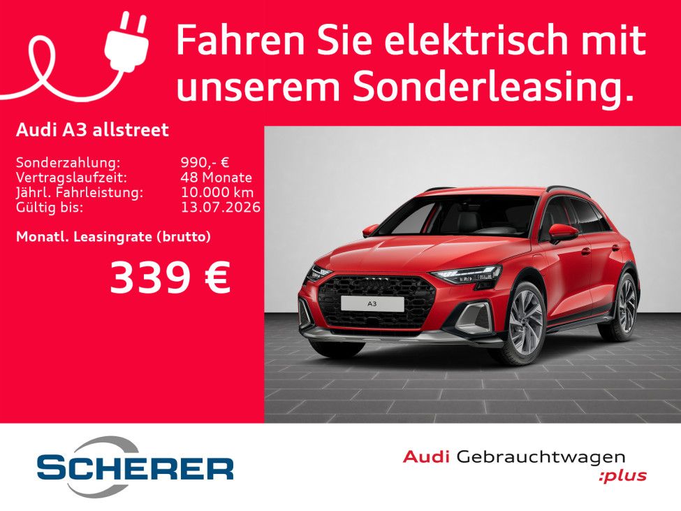 Audi A3 allstreet 40 TFSIe  S tronic KAMERA ACC AHK N