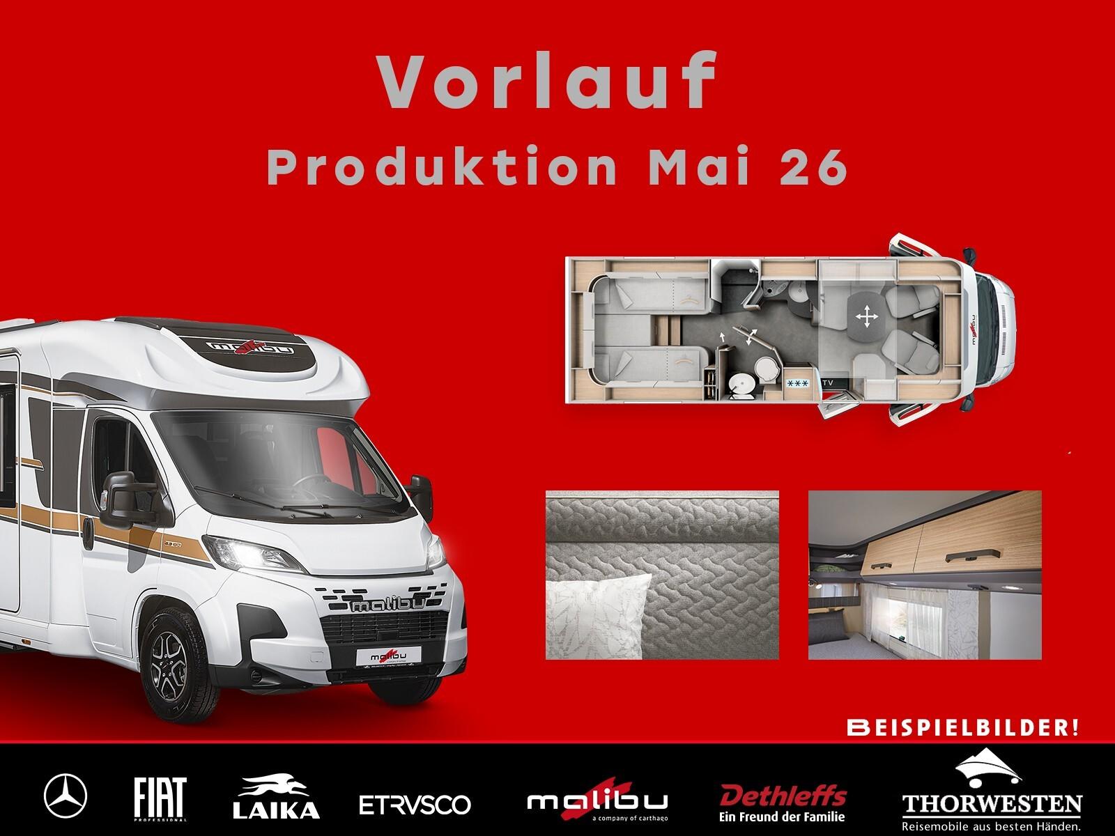 Malibu T 470 RB LE K lightweight Fiat CHIARO PARIS LED