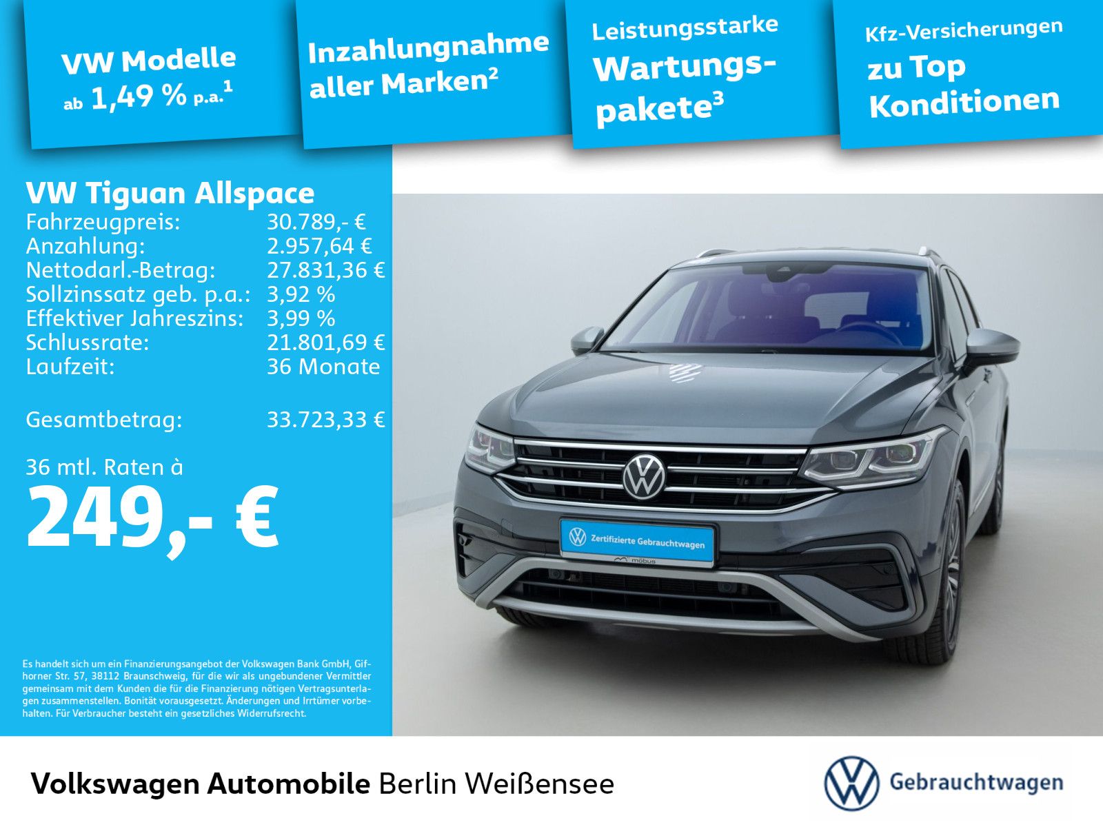 Volkswagen Tiguan Allspace 2.0 TDI 4Motion DSG MASSAGE MATR foto 2