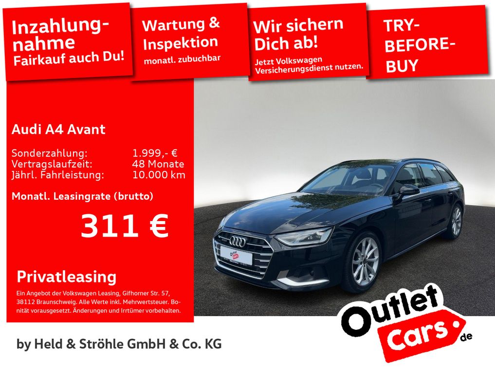 Audi A4 Avant advanced 40TDI qu 18 LED NAV SOUND VIRT