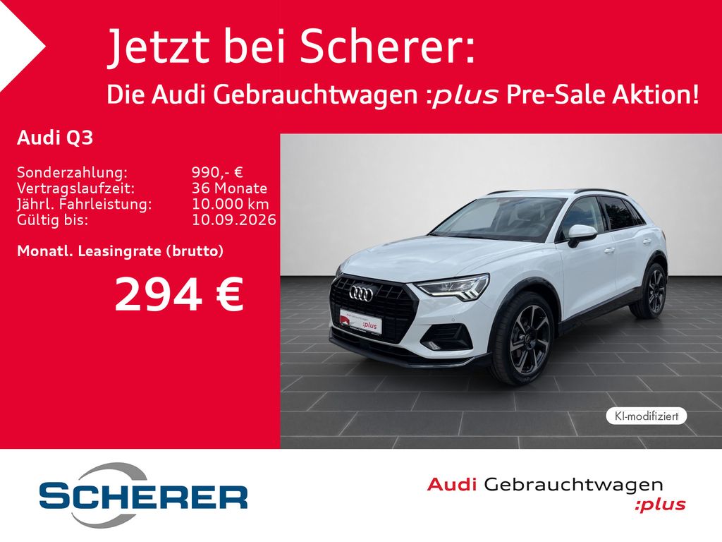 Audi Q3 SUV advanced TFSI 110KW S-Tronic LED Optikp.-