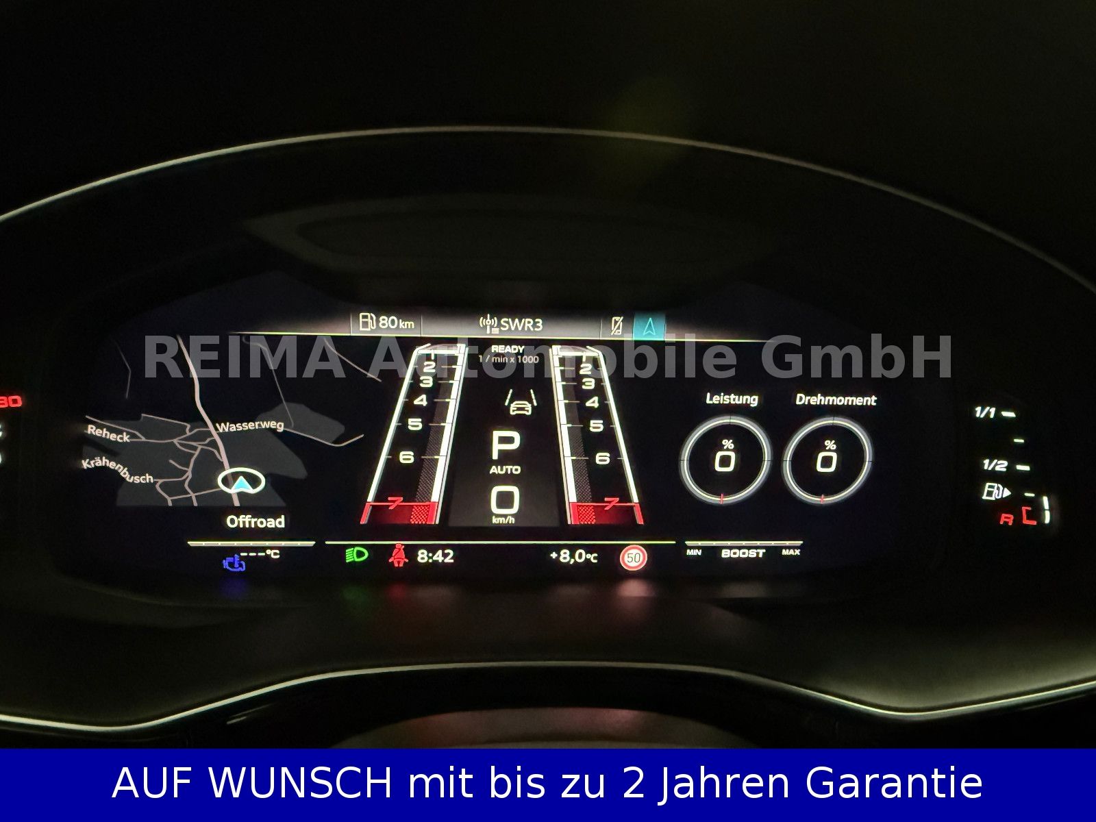 Fahrzeugabbildung Audi RS Q8 4.0 TFSI quattro, Massage, Matrix,23",Pano