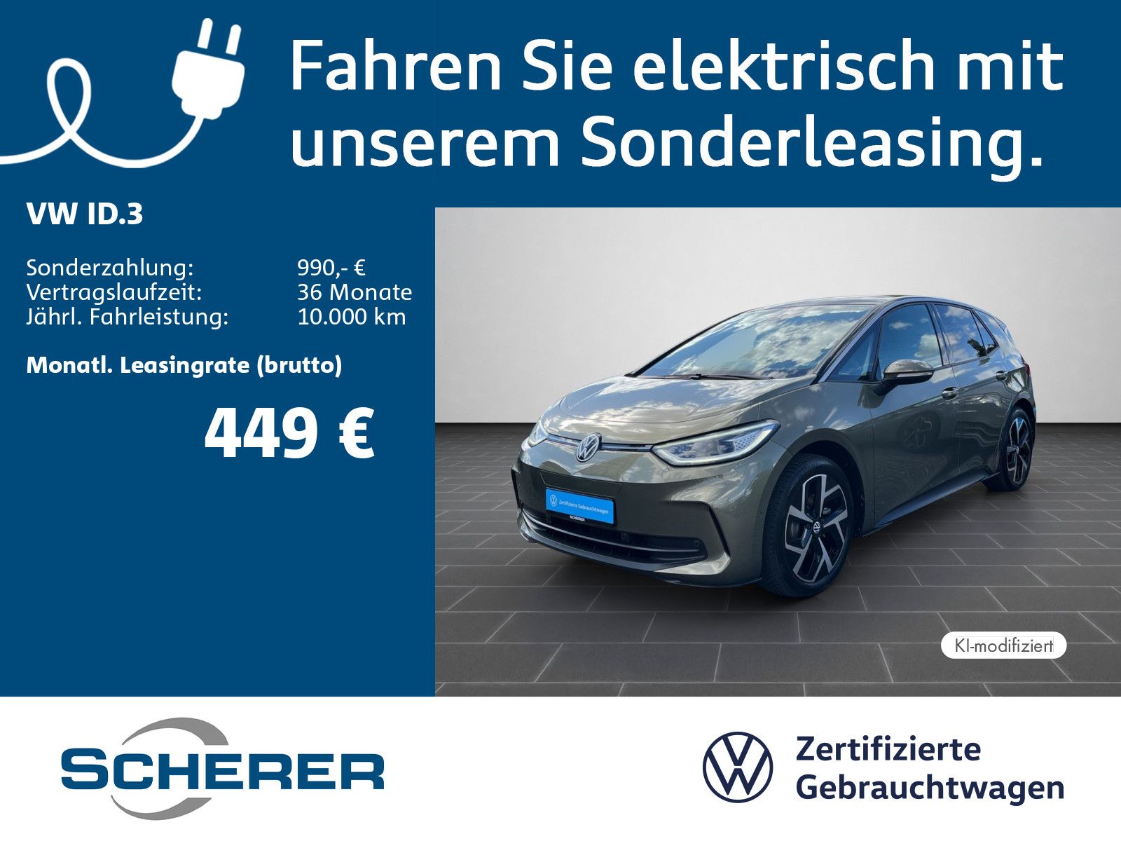 Volkswagen ID.3 Pro 62kWh 150kW *Move* Kamera Navi ACC Keyl