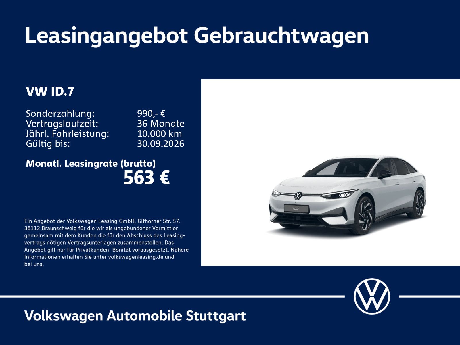 Volkswagen ID.7 Pro Navi AHK Kamera