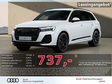 Audi Leasingangebot: Audi Q7 50 TDI qu S line Luft AHK B&O STHZG MATRIX