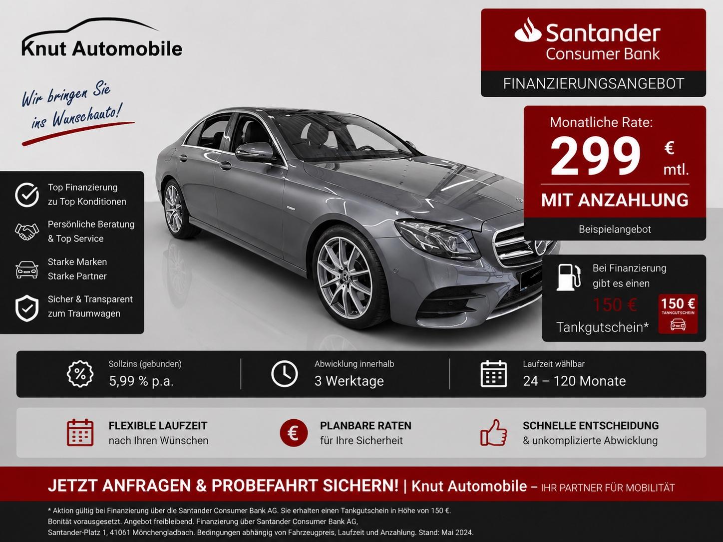 Mercedes-Benz E 200 Limo 1.Hd*AMG-Line*AHK*Pano*Leder*Burmeste