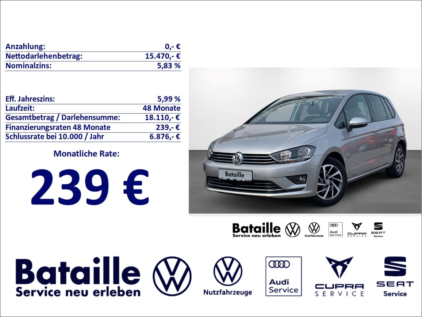 Volkswagen Golf Sportsvan 1.4 TSI Sound DSG AHK Navi SHZ