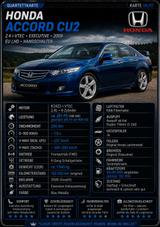 Honda Accord Executive CU2 2.4l Schalter - Honda Accord: 2.4