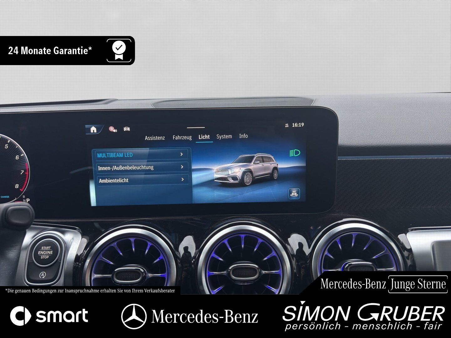 Fahrzeugabbildung Mercedes-Benz GLB 35 4M AMG Night Premium+ 21Zoll 7Sitze